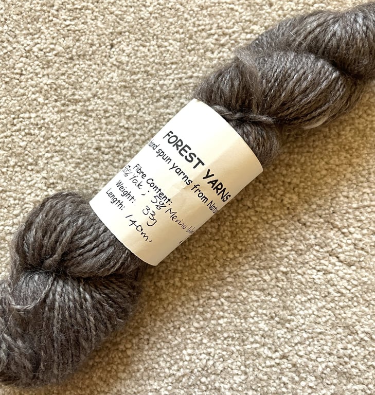 HANDSPUN BABY YAK & MERINO, 33g