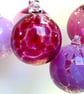 Ruby Hand Blown Glass Bauble, Light Catcher - Image 1