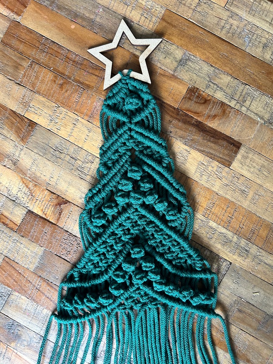 Macrame Christmas Tree - Hanging Decoration