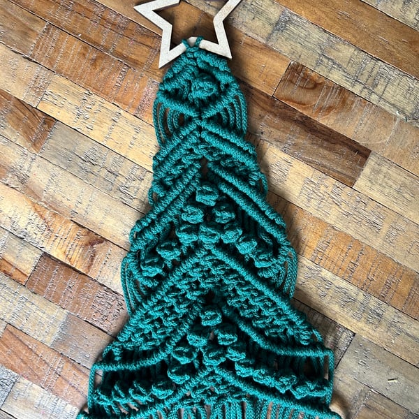 Macrame Christmas Tree - Hanging Decoration