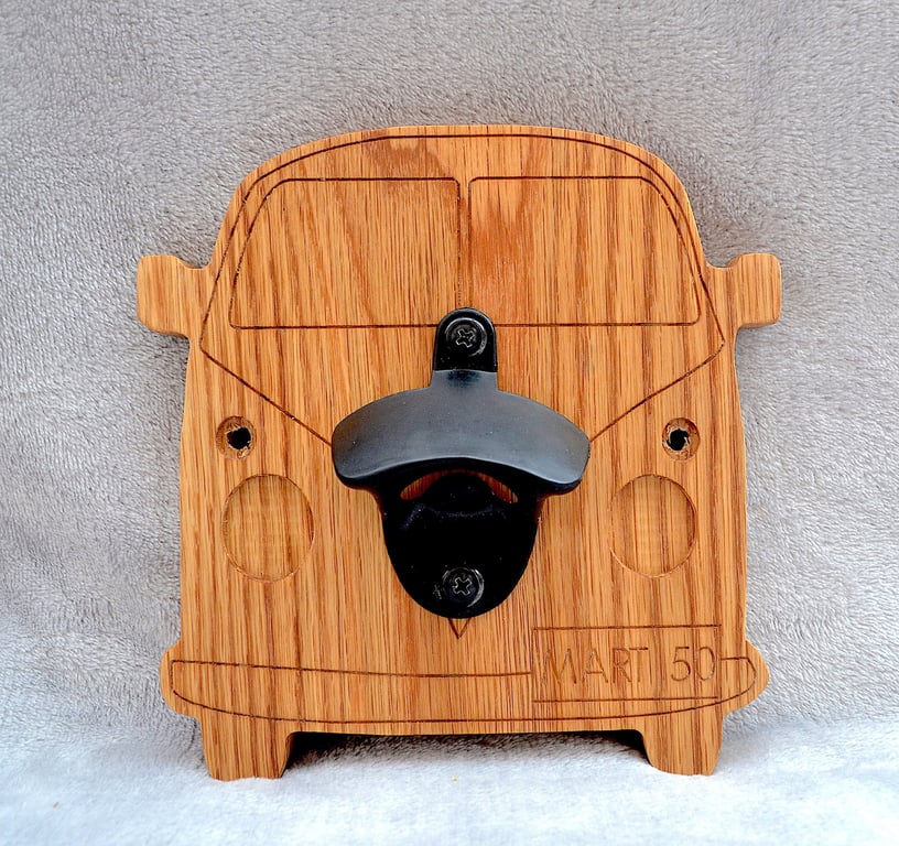 Wall Mounted Personalised Bottle Opener