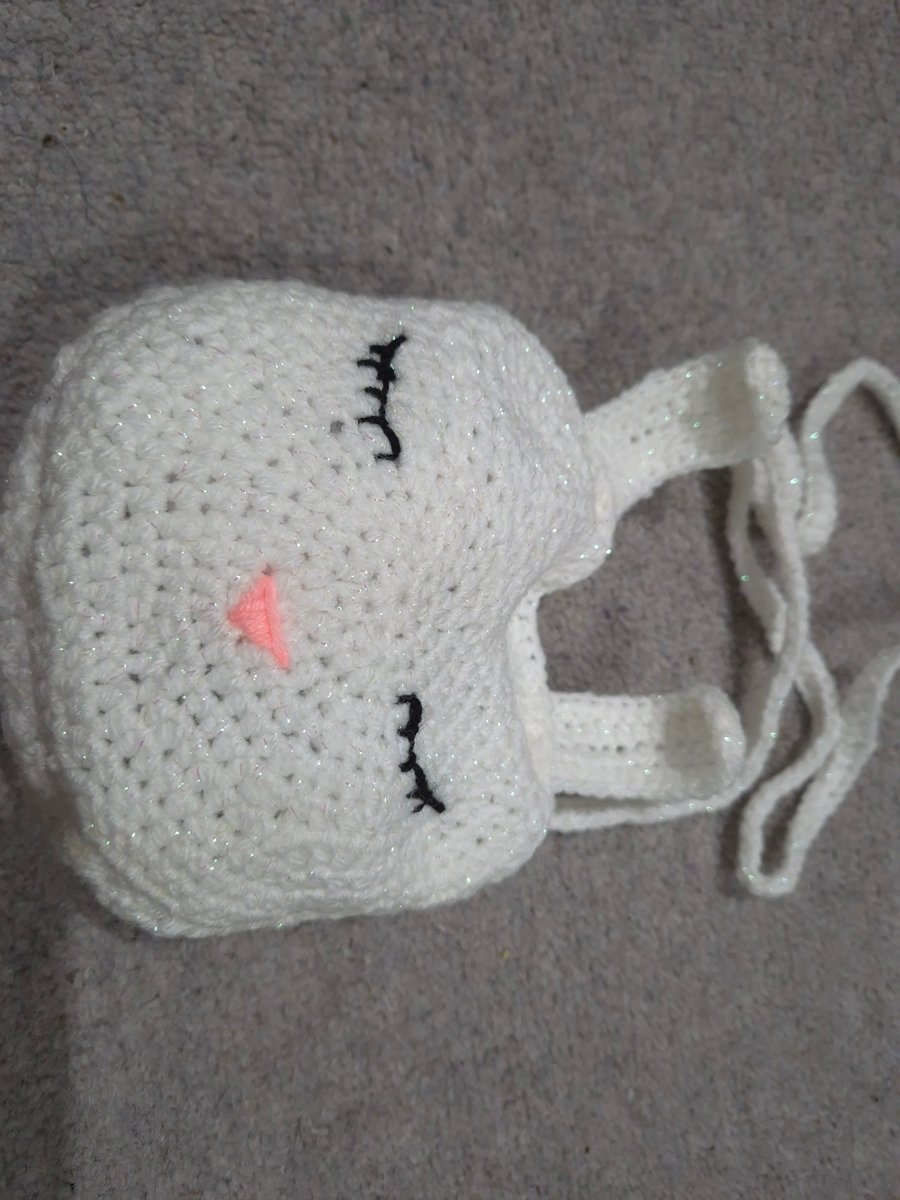 Handmade Crochet Animal Face Bag – Cute Mini Crossbody for Kids