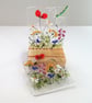 Layered floral fused glass ornament, fused glass art, birthday gift, anniversary - Image 9