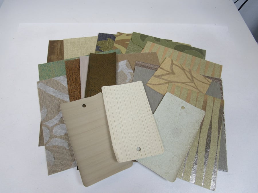 Mixed Silver Grey, Bronze Wallpaper Craft Pack