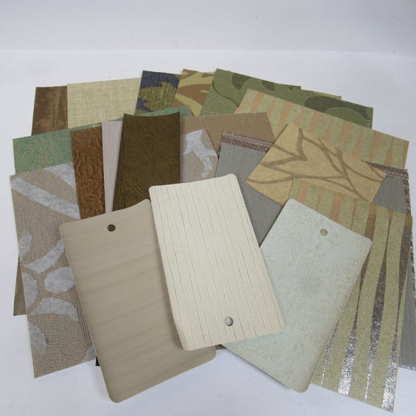 Mixed Silver Grey, Bronze Wallpaper Craft Pack