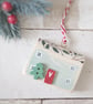 Wooden Christmas House Hanging Decoration