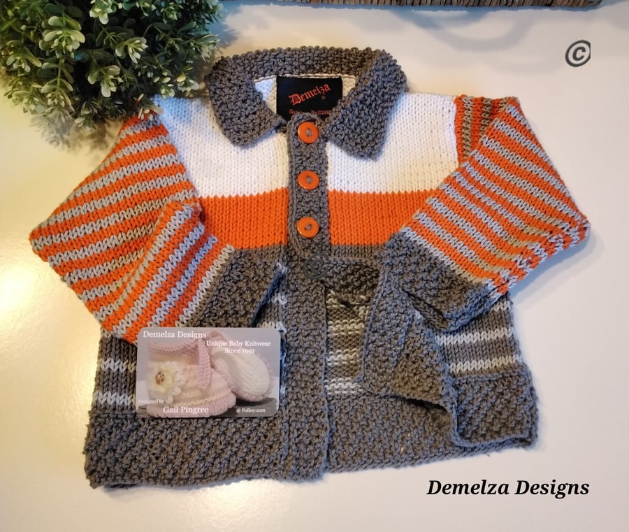 Baby Eco Pure Cotton Cardigan 9-18 months size 