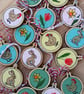 Hare Mini Embroidery Hoop Hanging Decoration  - Image 10