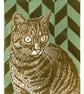 Tabitha two-colour linocut print - Image 2