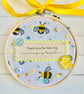 Thank You for bee-ing an Amazing Teacher Hoop, Thank You Teacher