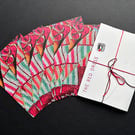 Palestinian embroidery postcards