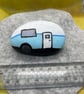 Hand painted 'caravan' pebble. 
