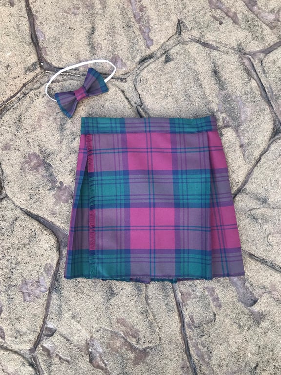 Lindsay Tartan Kilt and Bow Tie for babies , children