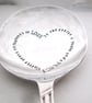 Handstamped Heart Spoon, In the Spring a Young Man's Fancy - Image 1