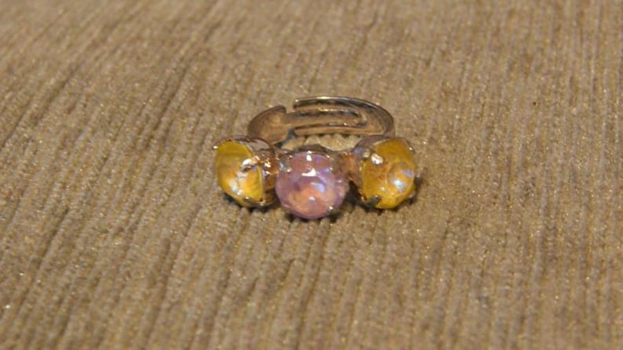 Adjustable Swarovski Ring
