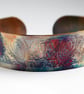 Copper Cuff Floating City design, landscape jewellery - Image 1