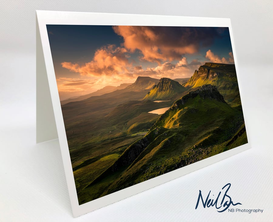 Isle of Skye Quiraing - Scotland Greeting Card by Neil Barr