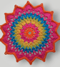 colourful crochet mandala doily - Image 3