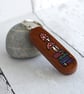 Fungi in the library. Pyrography key ring. - Image 4