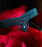 Macrame bracelet in teal with Peruvian Turquoise Boho style