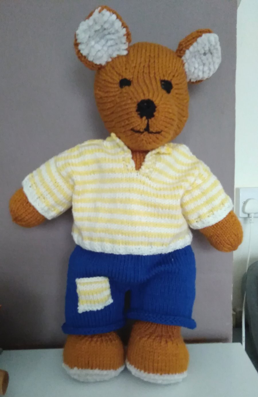 Hand knitted soft toys 