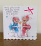 Funny Quirky Women, Friend's Birthday Card