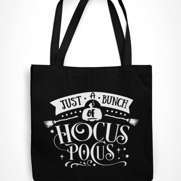 Just A Bunch Of Hocus Pocus Tote Bag -Halloween Witch themed Bag