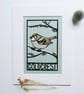 Papercut Goldcrest - Garden Birds - Original Artwork - Image 1