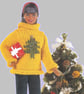 VINTAGE KNITTING PATTERN PDF Cosy Christmas Sweater for Doll