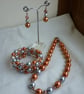 COPPER AND GREY MEMORY WIRE BRACELET.   - Image 5