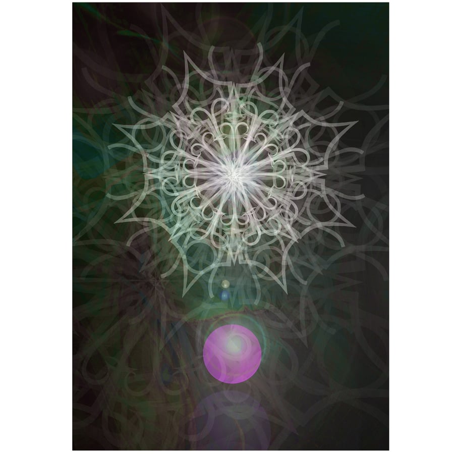 Assuredness - Healing, Meditational Print