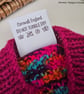  Designer Bobble Hand Knitted Baby Girl's Cardigan 6-12months size - Image 5