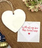 Feasting Waxwing with Winter Berries - Christmas Heart Decoration Keepsake - Image 4