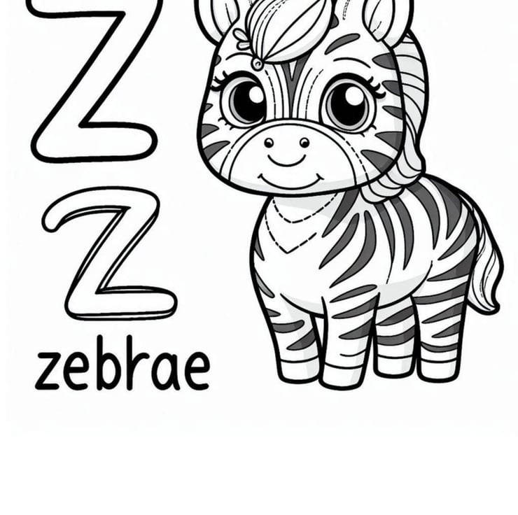 Printable Alphabet Coloring Pages, Coloring Boo... - Folksy