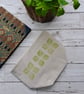 Hand Printed Linen Bread Bag - Image 7