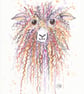 Cute Brown Sheep. Original painting - Image 3