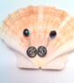 Round Silver Night Crystal Button Cuff Links, Gift for Him, Crystal Cuff Links - Image 3