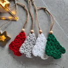 Handmade crocheted Christmas tree