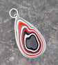 Jeep fordite pendant (red and orange) - Image 3