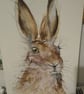  Mounted A4  or A3 signed Art Print, Hare - Image 9