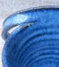 Left handed coffee mug tea cup in stoneware hand thrown ceramic pottery - Image 2