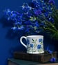 Cornflower Country Mug - Hand Painted - Image 2