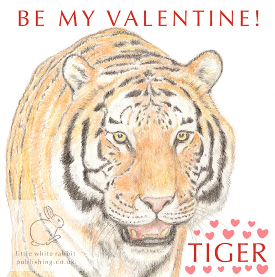 Tiger -  Valentine Card