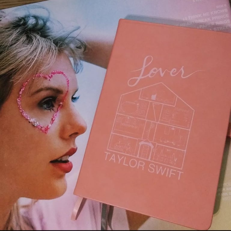 Lover Taylor Swift inspired A5 notebook