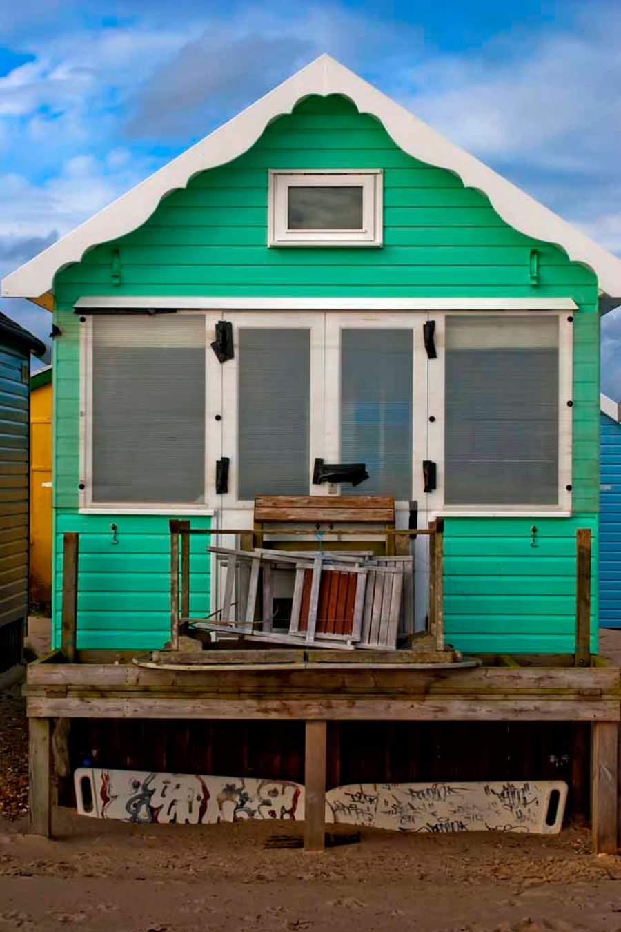 Beach Huts Hengistbury Head Dorset England Photograph Print