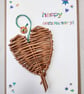 willow heart anniversary card FREE UK POSTAGE  - Image 2