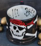 pirate mug - children sized hand painted ceramic - Image 1