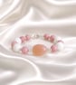 Sunstone, Jade & Rhodonite Sterling Silver Bracelet - Summer Jewellery - Image 2