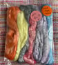 Hand Dyed Tussah Silk - 20g