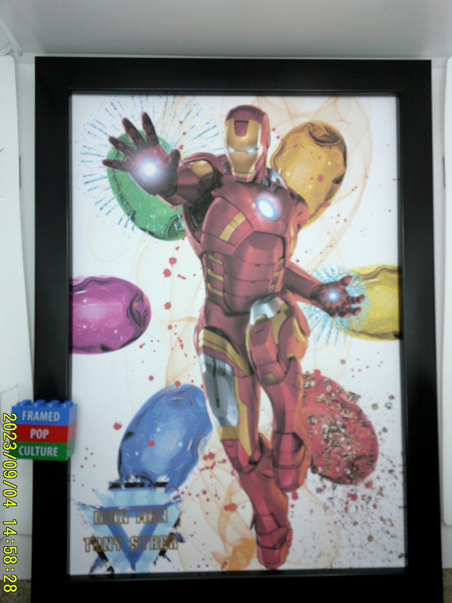 Marvel 'Iron Man' inspired print A4 Folksy